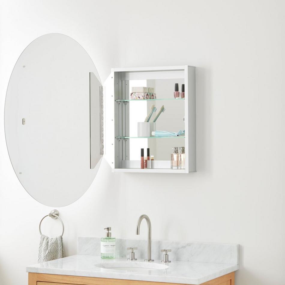 Montrese Medicine Cabinet with Mirror & Adjustable Shelves, , large image number 3