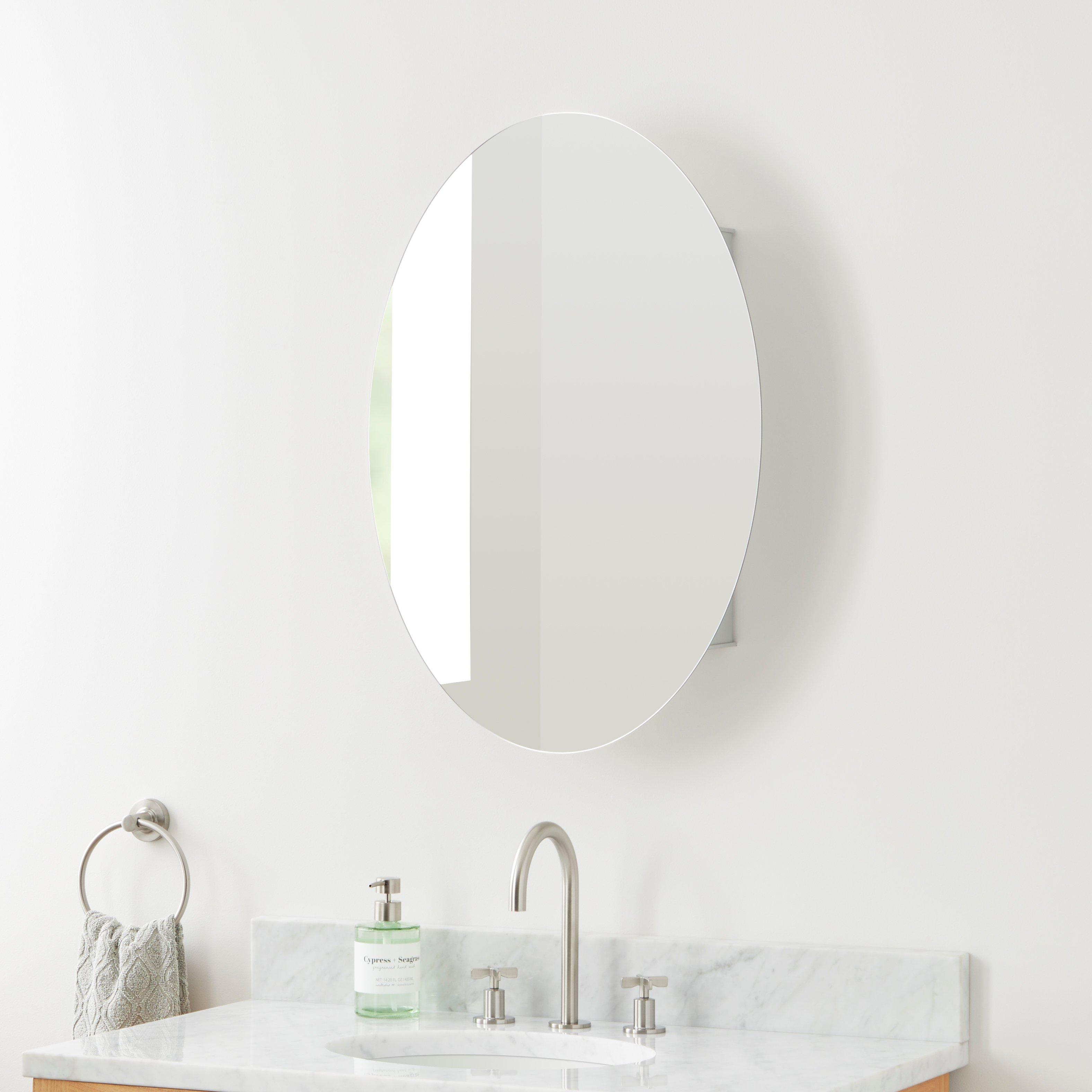 Montrese Medicine Cabinet with Mirror & Adjustable Shelves