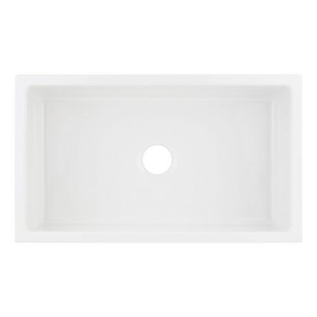 33" Gallo Fireclay Farmhouse Sink - White