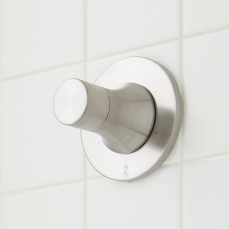 Lentz Pressure Balance Shower System with Hand Shower - Knob Handle