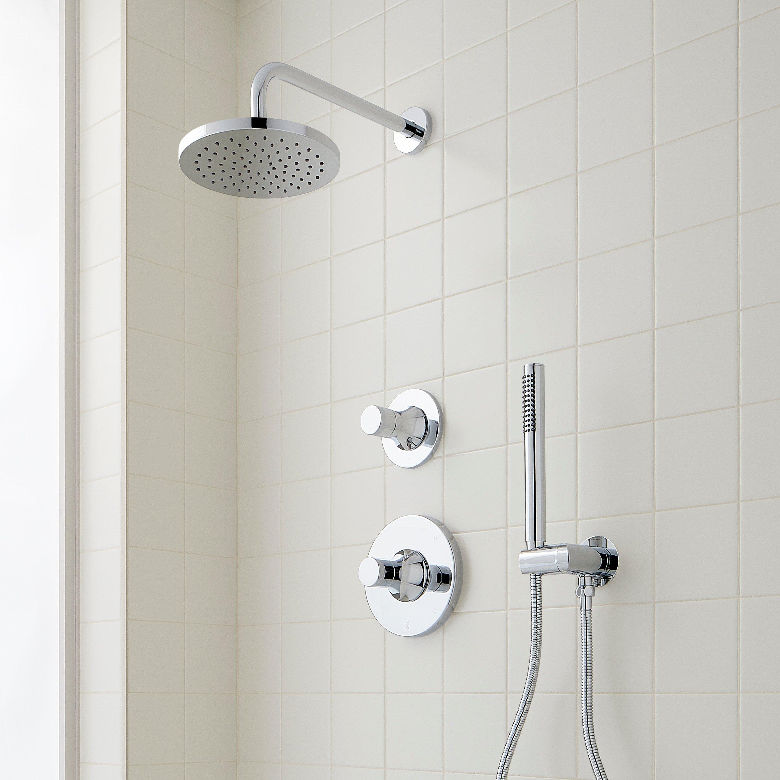 Lentz Pressure Balance Shower System with Hand Shower - Knob