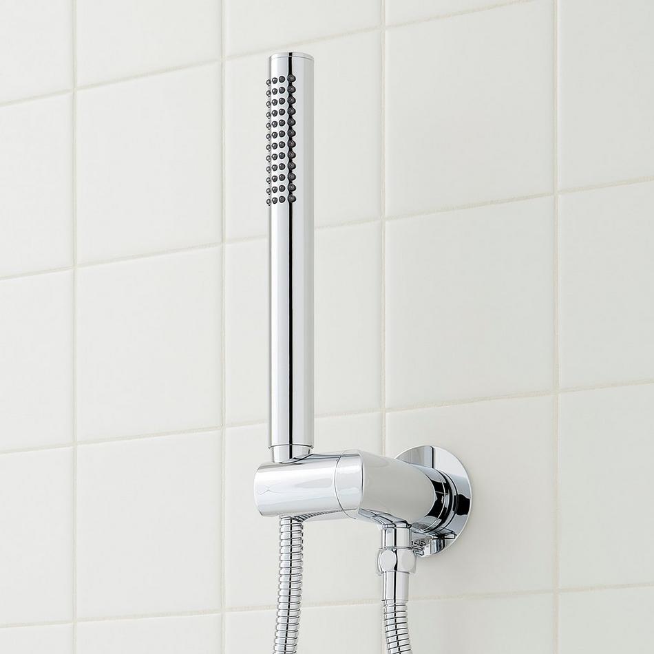 Lentz Pressure Balance Shower System with Hand Shower - Knob Handles - Chrome, , large image number 4