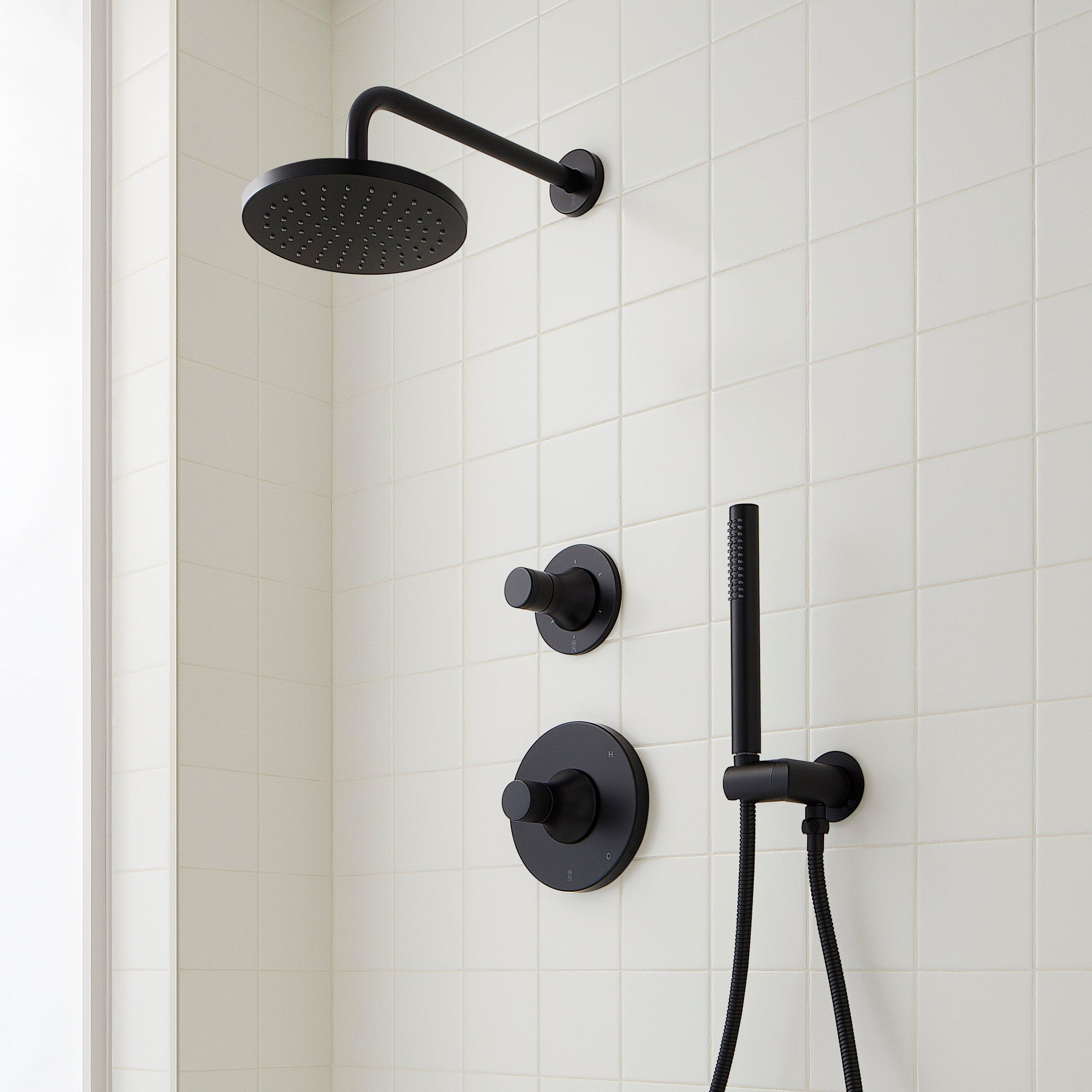 Lentz Pressure Balance Shower System with Hand Shower - Knob