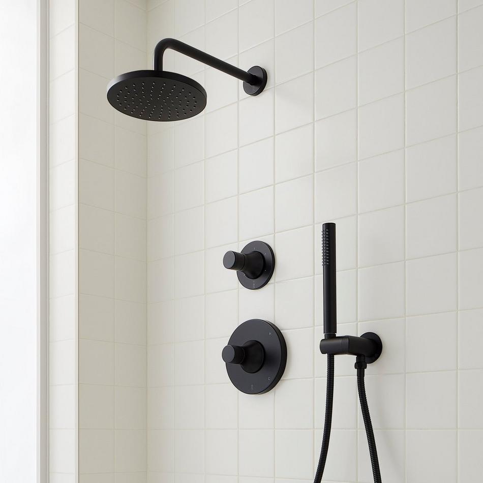 Lentz Pressure Balance Shower System with Hand Shower - Knob Handle, , large image number 3