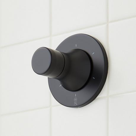 Lentz Pressure Balance Shower System with Hand Shower - Knob Handle