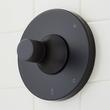 Lentz Pressure Balance Shower System with Hand Shower - Knob Handles - Matte Black, , large image number 3