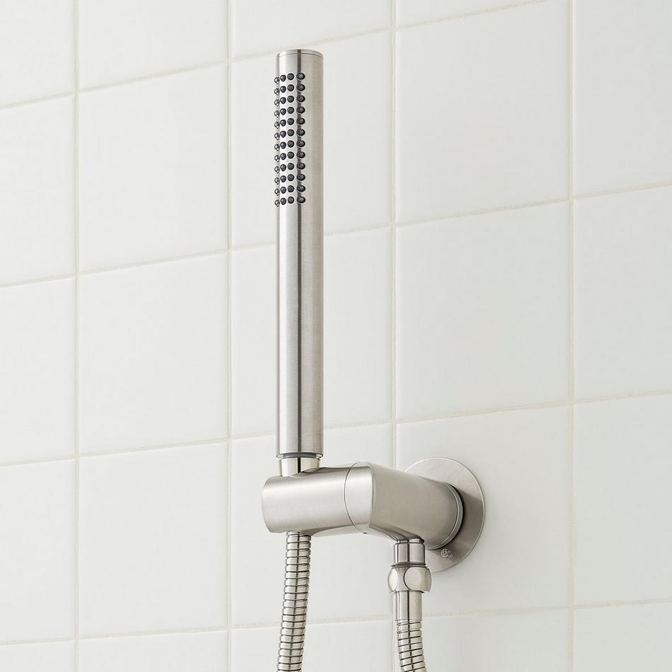 Lentz Pressure Balance Shower System with Hand Shower - Lever Handles- Brushed Nickel, , large image number 4