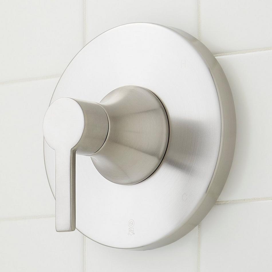 Lentz Pressure Balance Shower System with Hand Shower - Lever Handles- Brushed Nickel, , large image number 3