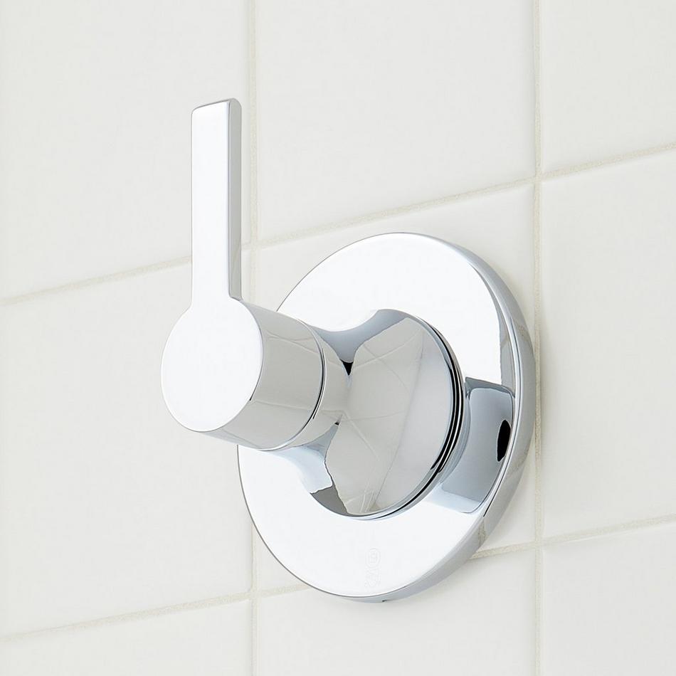 Lentz Pressure Balance Shower System with Hand Shower - Lever Handles - Chrome, , large image number 2