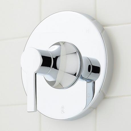 Lentz Pressure Balance Shower System with Hand Shower - Lever Handle