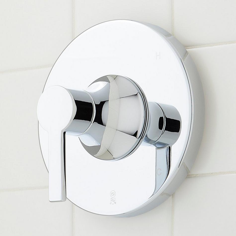 Lentz Pressure Balance Shower System with Hand Shower - Lever Handles - Chrome, , large image number 3