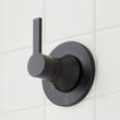 Lentz Pressure Balance Shower System with Hand Shower - Lever Handles - Matte Black, , large image number 2
