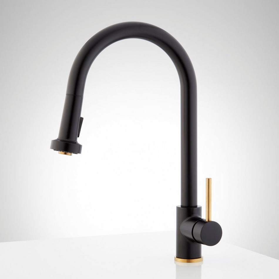 Ridgeway Pull-Down Two-Tone Kitchen Faucet, , large image number 1