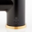 Ridgeway Pull-Down Two-Tone Kitchen Faucet with Deck Plate - Matte Black/Brushed Gold, , large image number 3