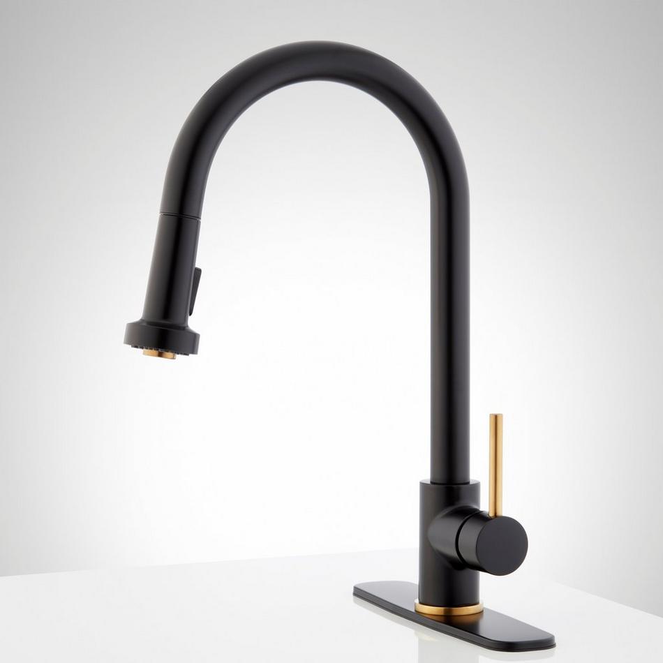 Ridgeway Pull-Down Two-Tone Kitchen Faucet, , large image number 3
