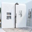 Tinsley Freestanding Outdoor Shower Panel With Hand Shower, , large image number 1