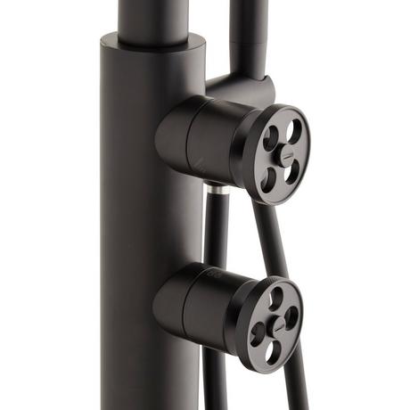 Tinsley Freestanding Outdoor Shower Panel With Hand Shower