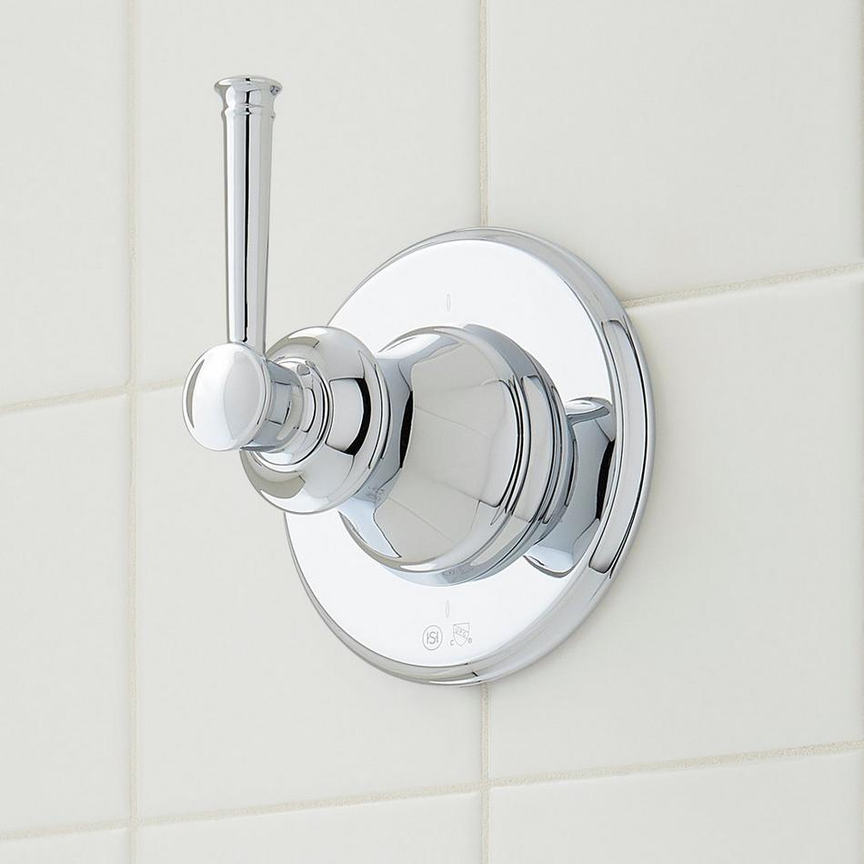 Beasley Pressure Balance Shower System with Slide Bar and Hand Shower - Chrome, , large image number 2