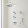 Beasley Thermostatic Shower System with Hand Shower, , large image number 1