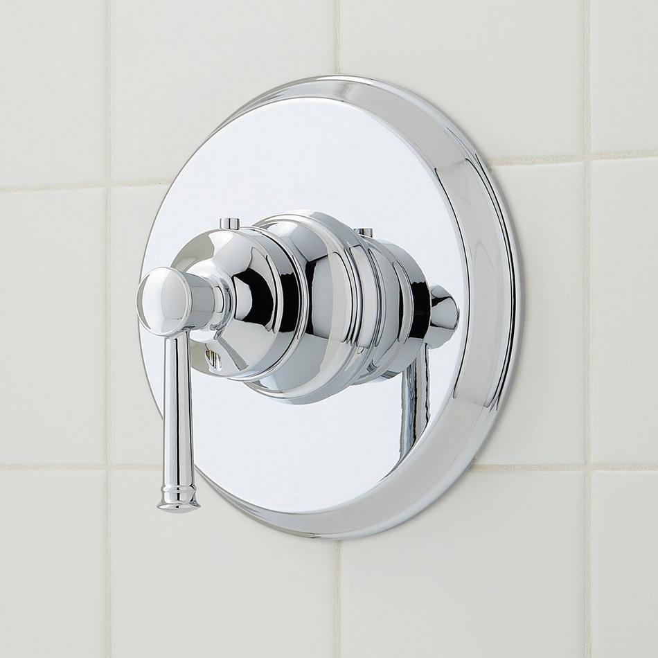 Beasley Thermostatic Shower System with Hand Shower - Chrome, , large image number 4