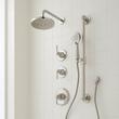 Beasley Thermostatic Shower System with Slide Bar and Hand Shower, , large image number 0