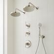 Beasley Thermostatic Shower System with Dual Showerheads and Hand Shower, , large image number 2