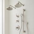 Beasley Thermostatic Shower System with Dual Showerheads, Slide Bar & Hand Shower, , large image number 0