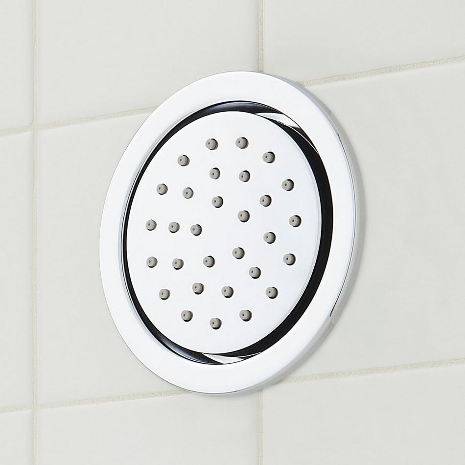Beasley Thermostatic Shower System with 3 Body Sprays and Hand Shower - Chrome, , large image number 6