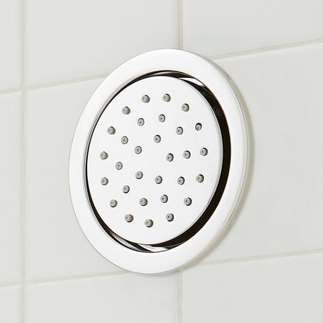 Beasley Thermostatic Shower System with 3 Body Sprays and Hand Shower