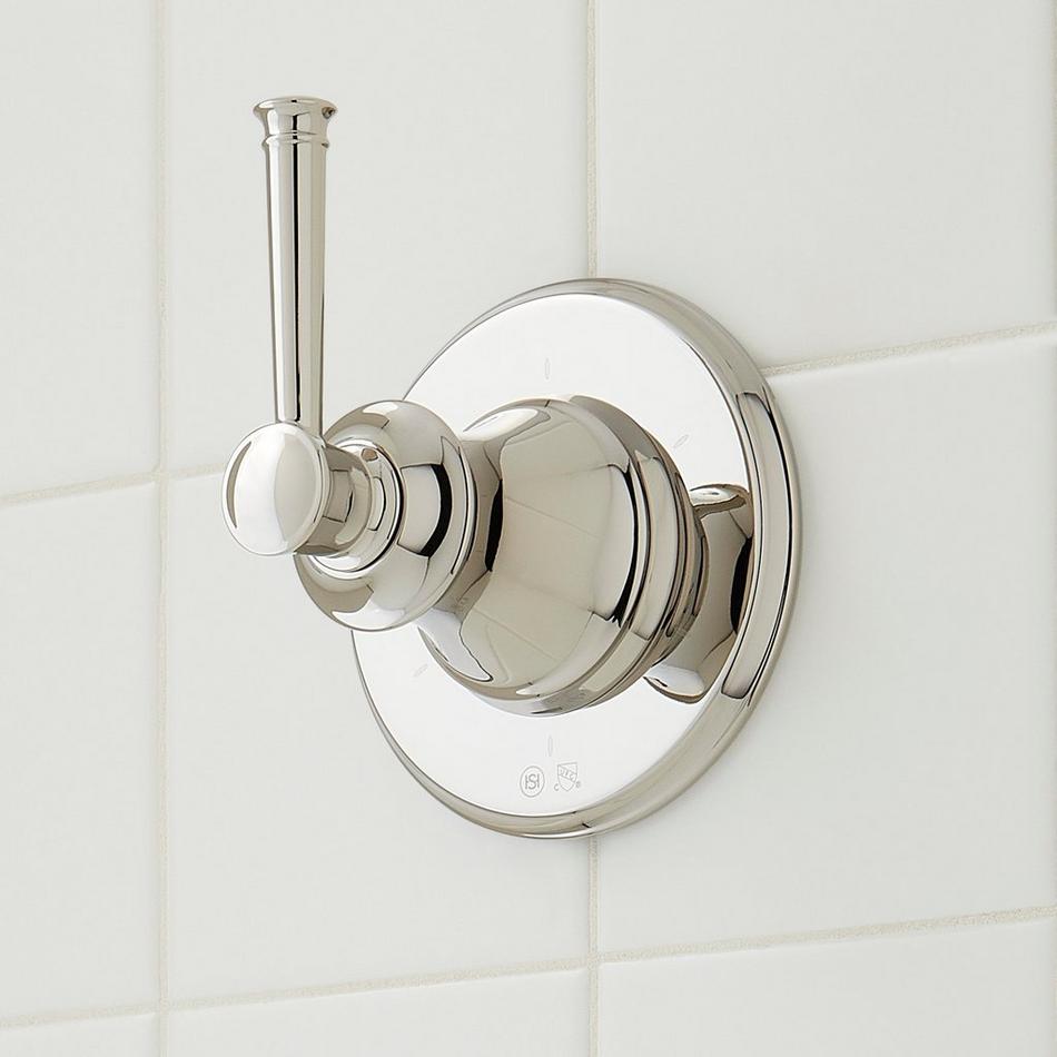 Beasley Thermostatic Shower System with 3 Body Sprays, Slide Bar and Hand Shower - Polished Nickel, , large image number 2