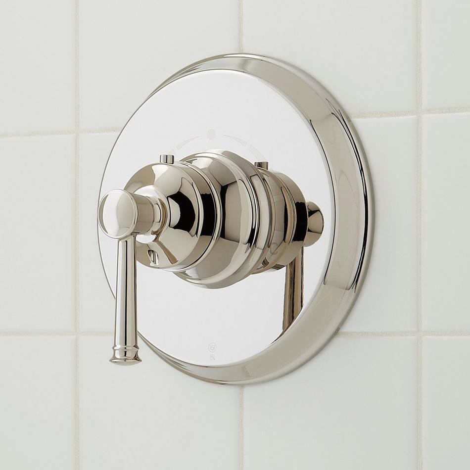 Beasley Thermostatic Shower System with 3 Body Sprays, Slide Bar and Hand Shower - Polished Nickel, , large image number 4