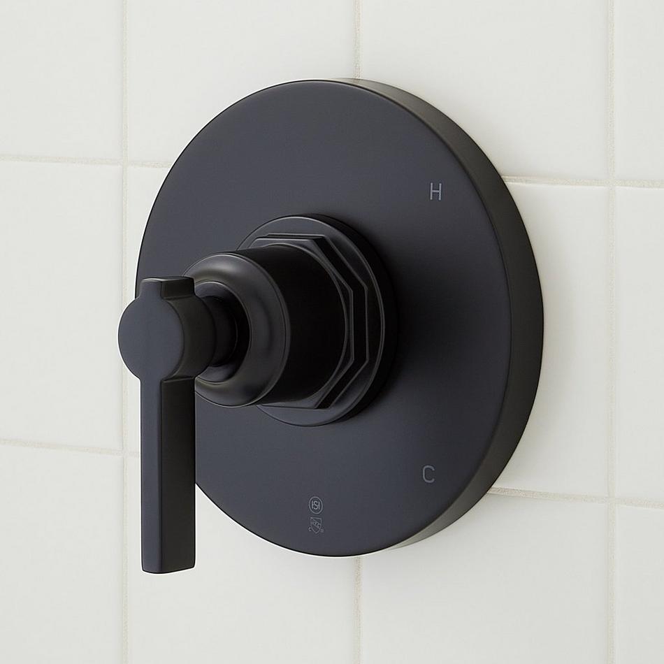 Greyfield Pressure Balance Shower System - Matte Black, , large image number 2