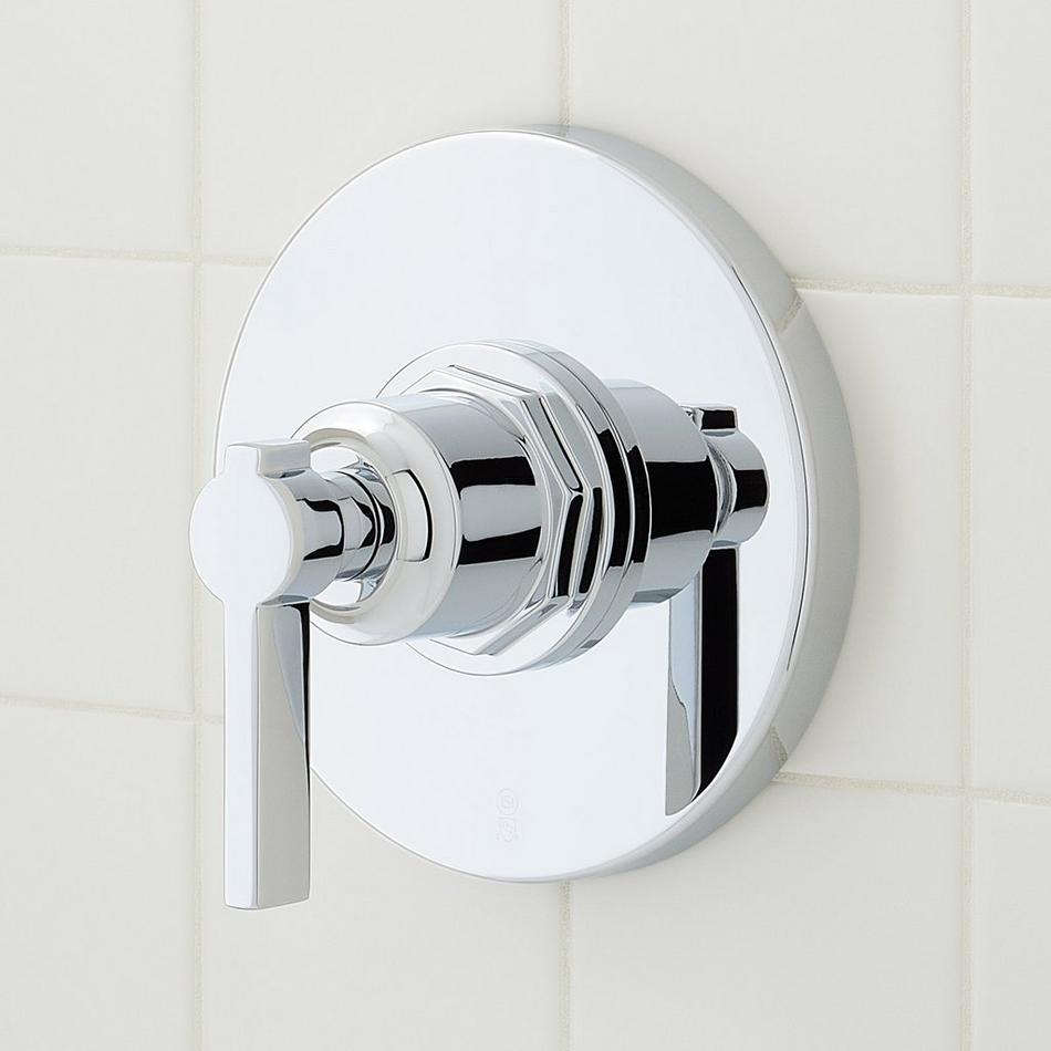 Greyfield Pressure Balance Shower System with Slide Bar and Hand Shower - Chrome, , large image number 3