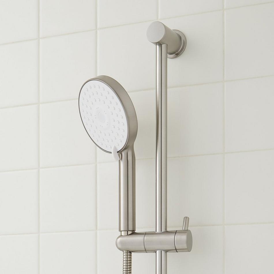 Greyfield Pressure Balance Shower System with Slide Bar and Hand Shower - Brushed Nickel, , large image number 4