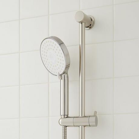 Greyfield Pressure Balance Shower System with Slide Bar and Hand Shower