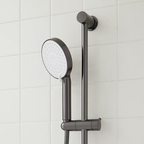 Greyfield Pressure Balance Shower System with Slide Bar and Hand Shower