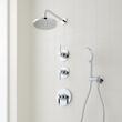 Greyfield Thermostatic Shower System with Hand Shower, , large image number 1