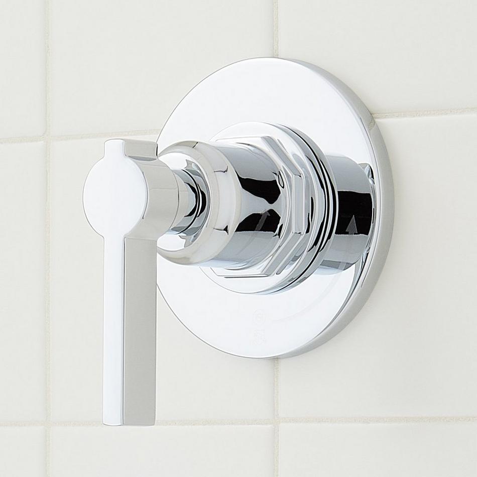 Greyfield Thermostatic Shower System with Hand Shower - Chrome, , large image number 3