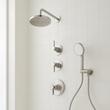 Greyfield Thermostatic Shower System with Hand Shower, , large image number 0