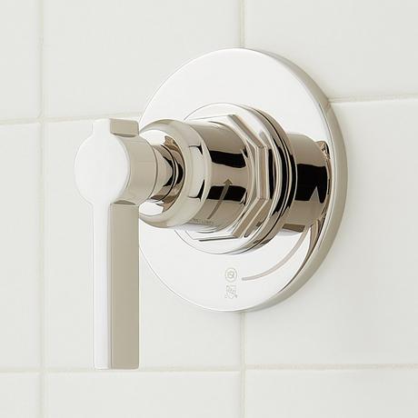 Greyfield Thermostatic Shower System with Dual Showerheads and Hand Shower