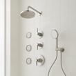 Greyfield Thermostatic Shower System with 3 Body Sprays and Hand Shower, , large image number 0