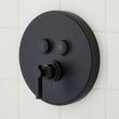 Greyfield Simple Select Shower System with Slide Bar and Hand Shower - Matte Black, , large image number 2