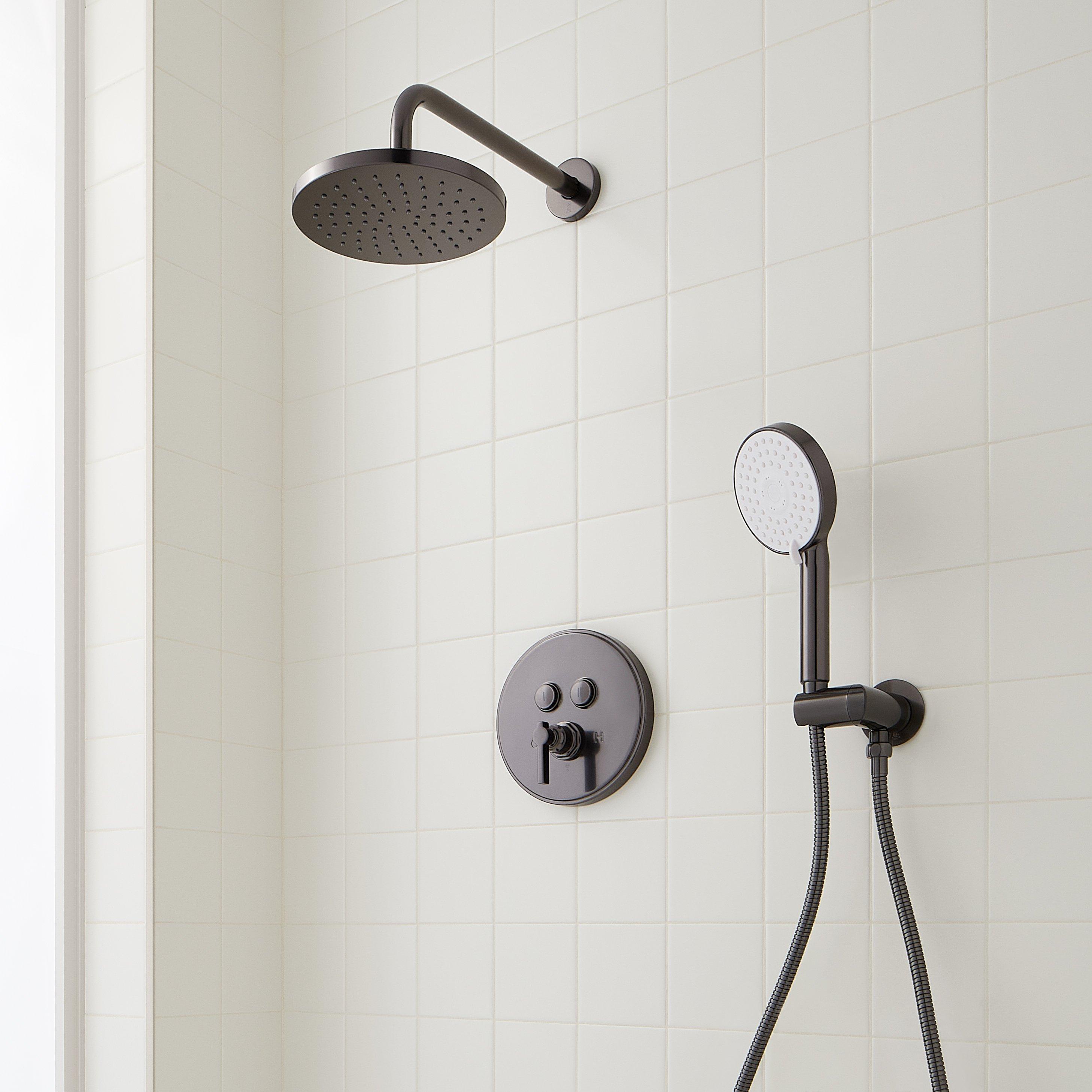 Greyfield Simple Select Shower System with Hand Shower | Signature