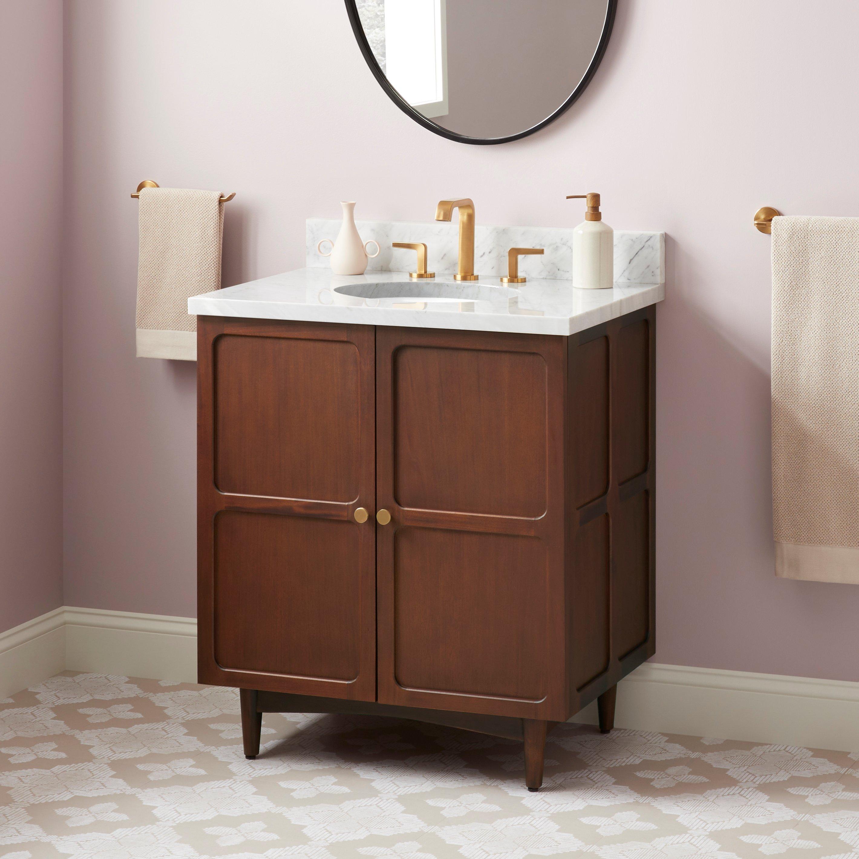 Signature Hardware Delavan Vanity with Undermount Sink - Thumbnail 3