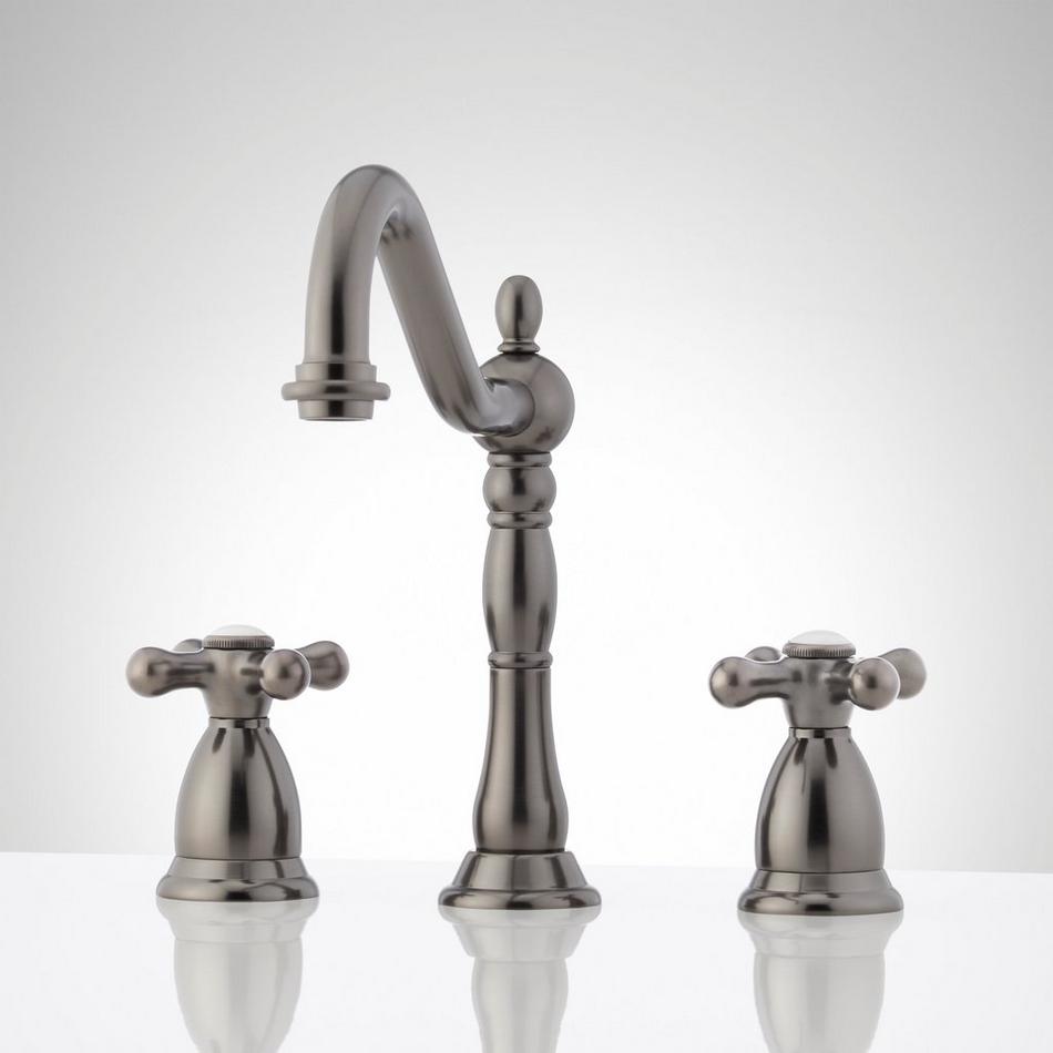 Victorian Widespread Bathroom Faucet - Cross Handles, , large image number 6