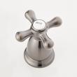 Victorian Widespread Bathroom Faucet - Cross Handles - Gunmetal, , large image number 2