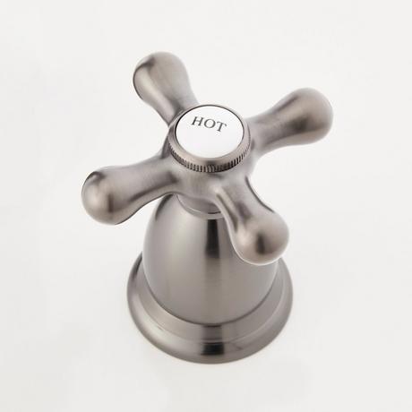 Victorian Widespread Bathroom Faucet - Cross Handles