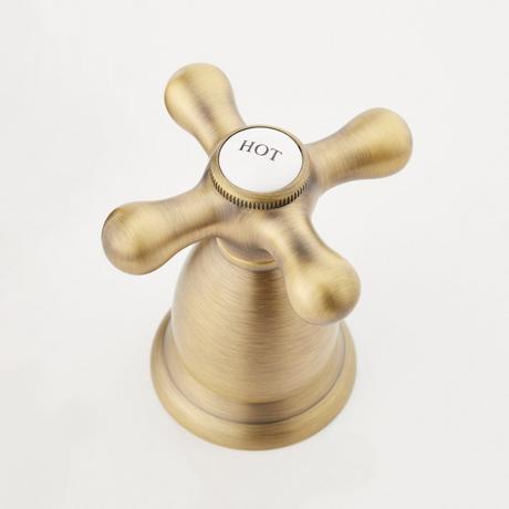 Victorian Widespread Bathroom Faucet - Cross Handles
