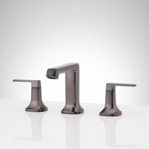 Sefina Widespread Bathroom Faucet in Gunmetal