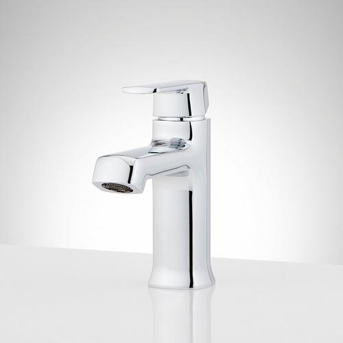 Sefina Single-Hole Bathroom Faucet in Chrome